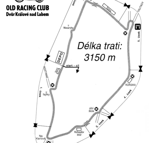 Krlovdvorsk okruh - mapa